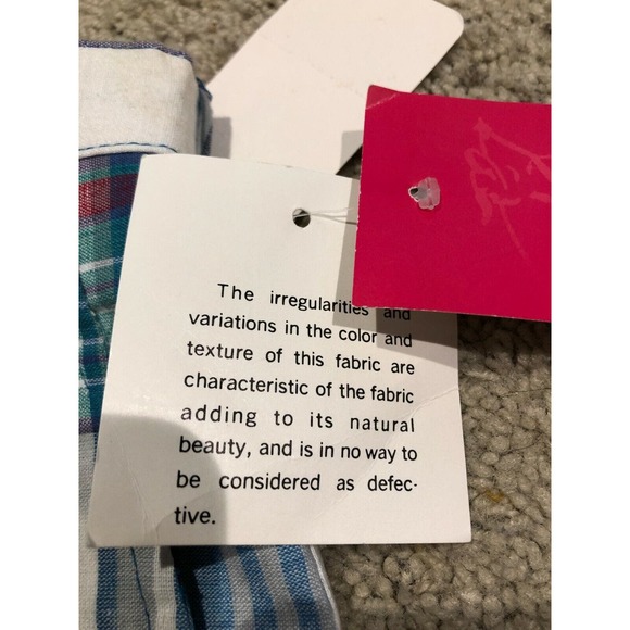 Vintage 80's NANCY HALEY size 6 GOLF SHORTS Plaid Pleated Sun daze USA *NEW* Z21 - Picture 7 of 8